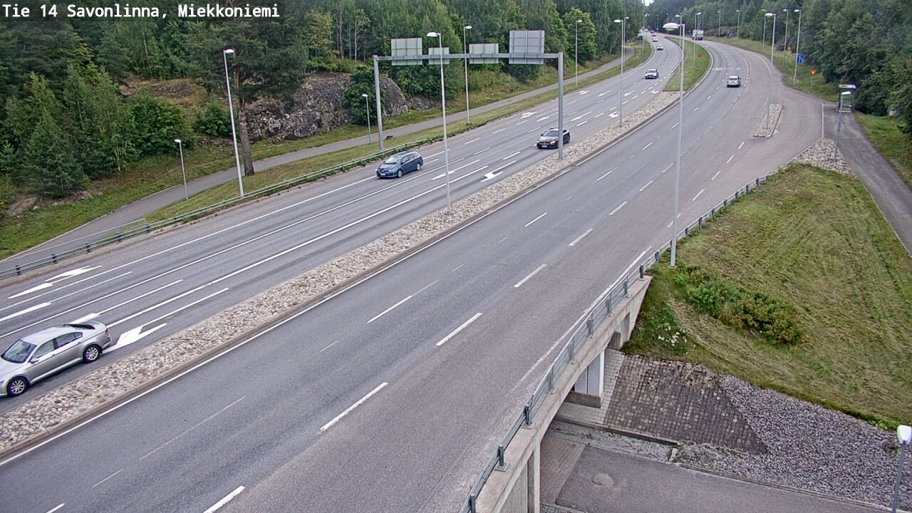 Weather Camera Image Road 14 Savonlinna, Miekkoniemi, Savonlinna, Etelä-Savo