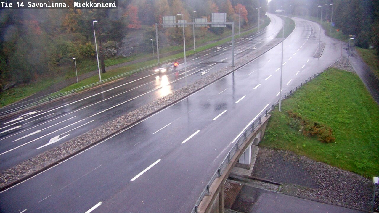 Weather Camera Image Road 14 Savonlinna, Miekkoniemi, Savonlinna, Etelä-Savo