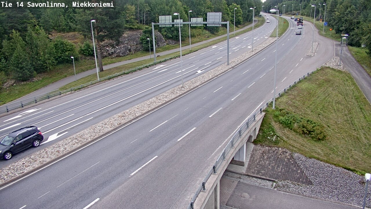 Weather Camera Image Road 14 Savonlinna, Miekkoniemi, Savonlinna, Etelä-Savo