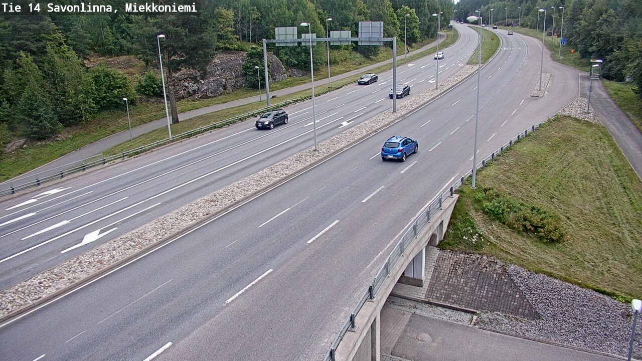 Weather Camera Image Road 14 Savonlinna, Miekkoniemi, Savonlinna, Etelä-Savo