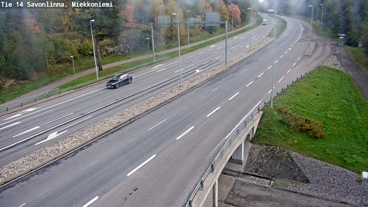 Weather Camera Image Road 14 Savonlinna, Miekkoniemi, Savonlinna, Etelä-Savo