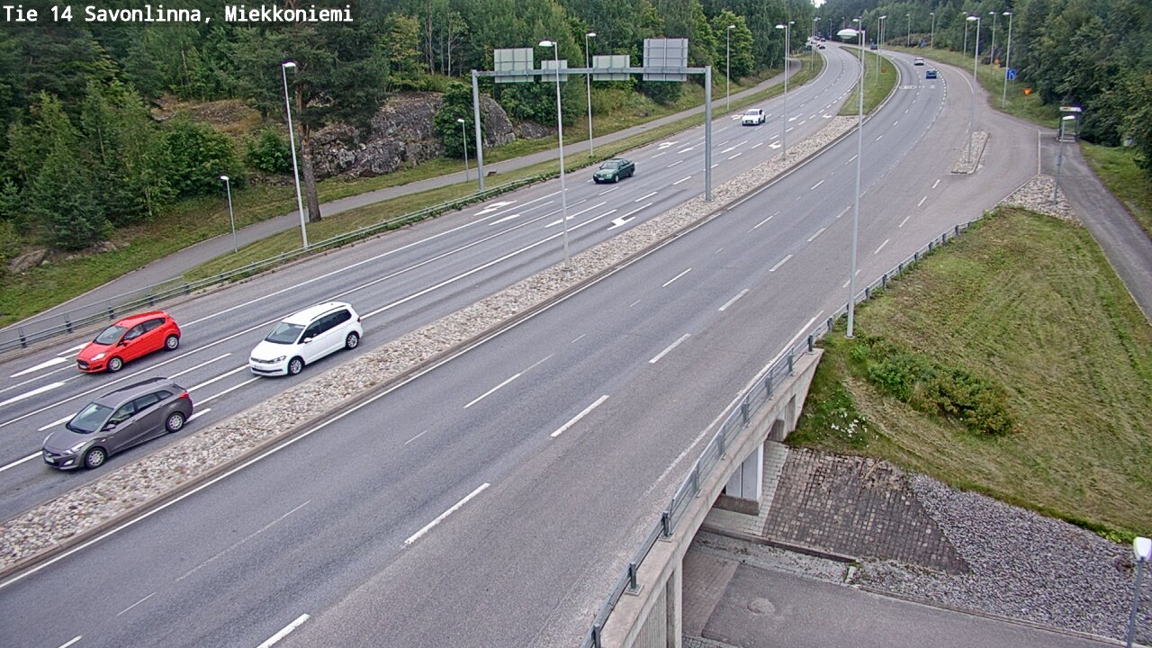 Weather Camera Image Road 14 Savonlinna, Miekkoniemi, Savonlinna, Etelä-Savo