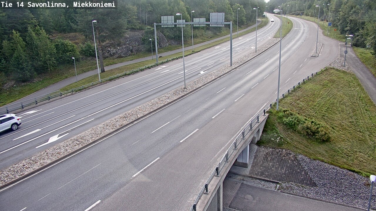 Weather Camera Image Road 14 Savonlinna, Miekkoniemi, Savonlinna, Etelä-Savo