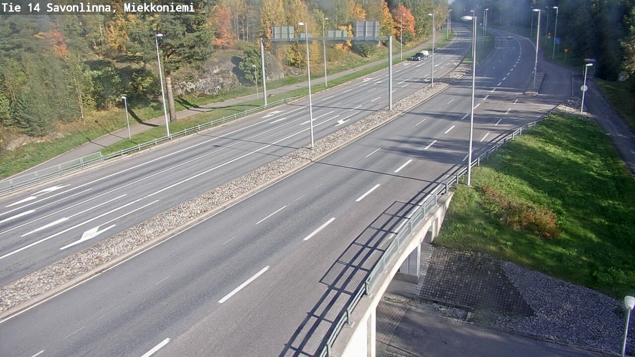 Weather Camera Image Road 14 Savonlinna, Miekkoniemi, Savonlinna, Etelä-Savo