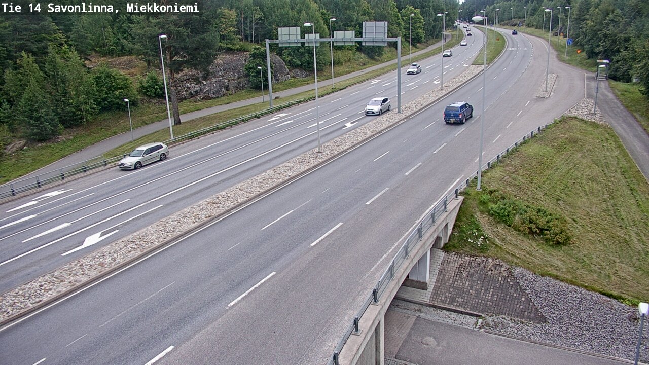 Weather Camera Image Road 14 Savonlinna, Miekkoniemi, Savonlinna, Etelä-Savo