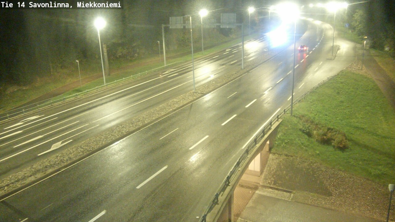 Weather Camera Image Road 14 Savonlinna, Miekkoniemi, Savonlinna, Etelä-Savo