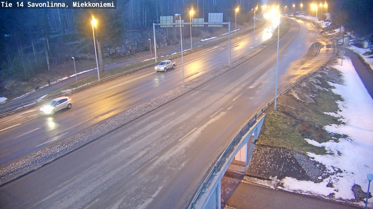 Weather Camera Image Road 14 Savonlinna, Miekkoniemi, Savonlinna, Etelä-Savo