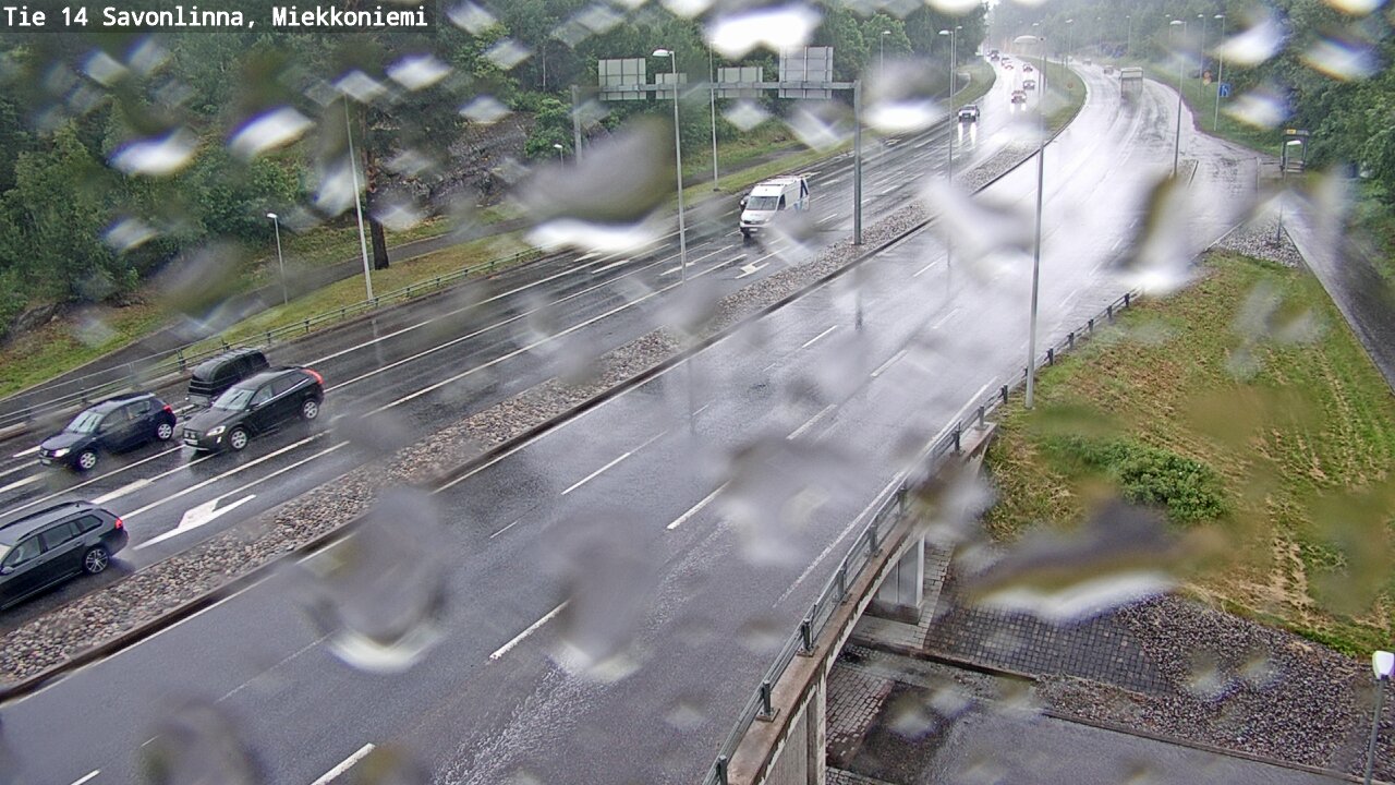 Weather Camera Image Road 14 Savonlinna, Miekkoniemi, Savonlinna, Etelä-Savo