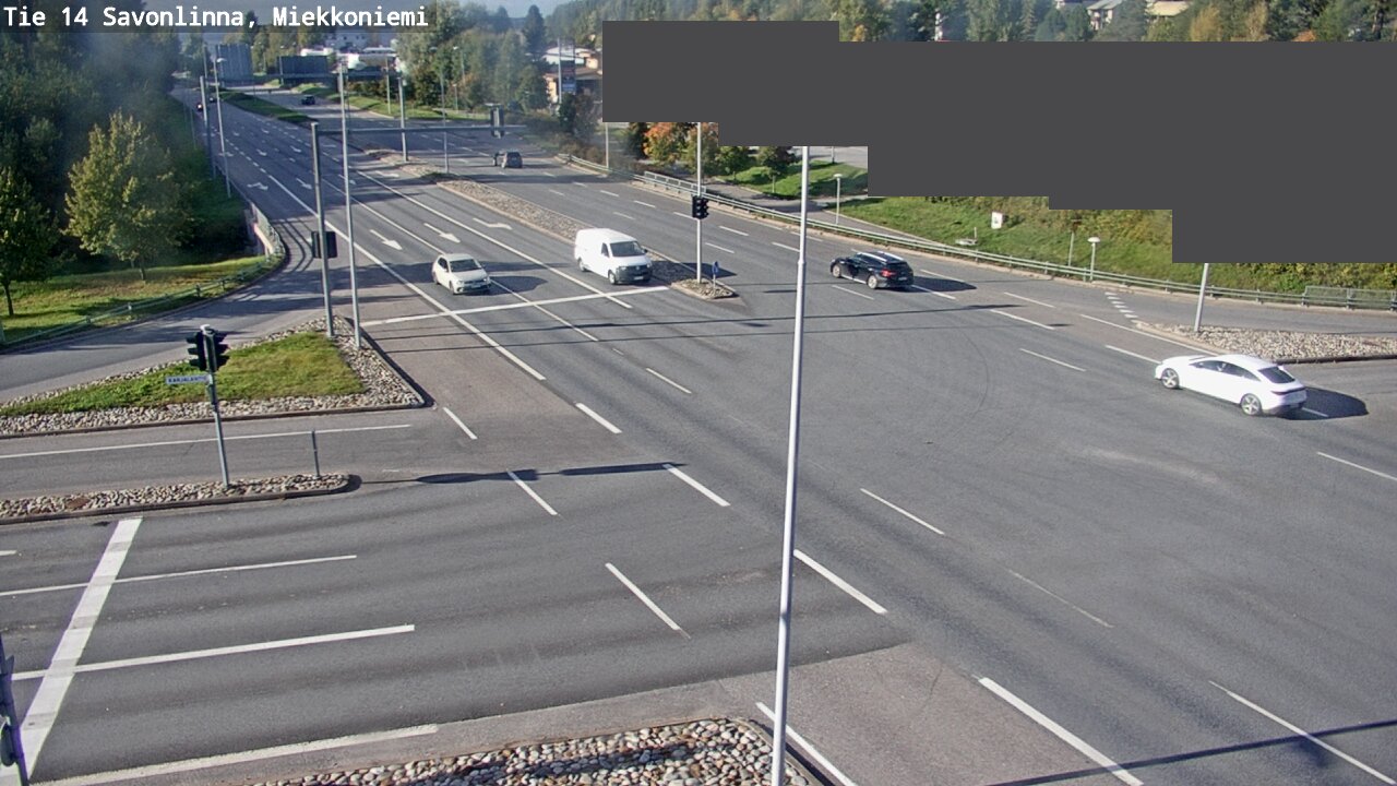 Weather Camera Image Road 14 Savonlinna, Miekkoniemi, Savonlinna, Etelä-Savo