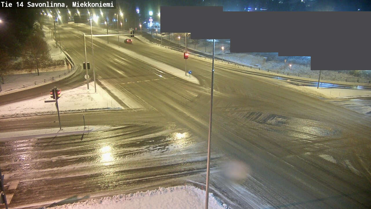 Weather Camera Image Väg 14 Nyslott, Miekkoniemi, Savonlinna, Etelä-Savo