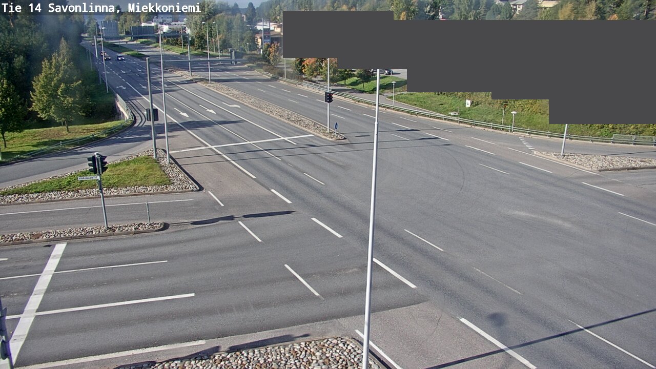 Weather Camera Image Road 14 Savonlinna, Miekkoniemi, Savonlinna, Etelä-Savo