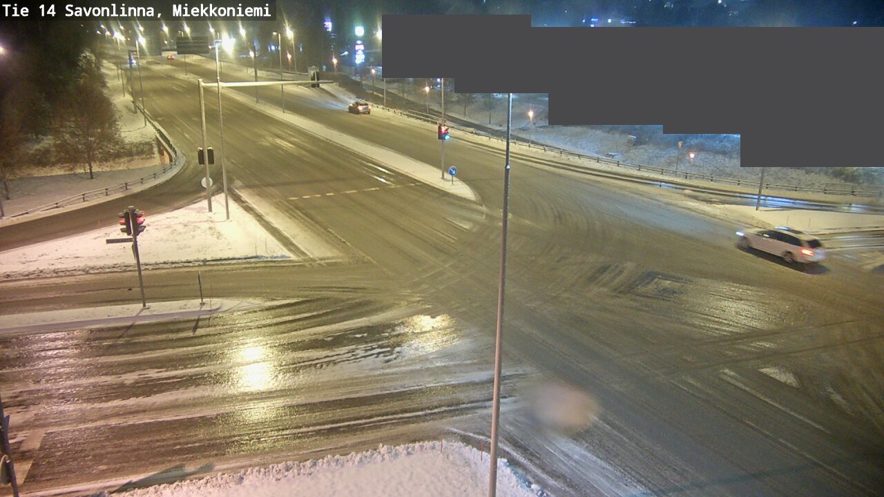 Weather Camera Image Väg 14 Nyslott, Miekkoniemi, Savonlinna, Etelä-Savo