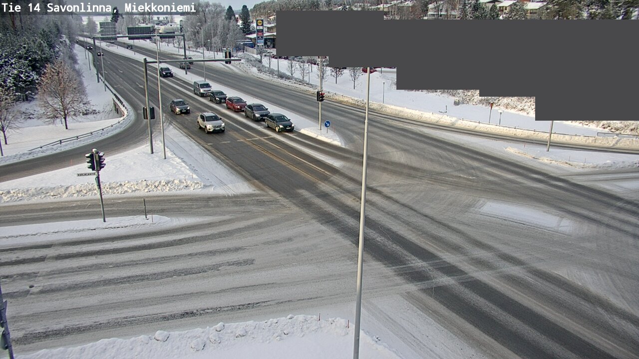 Weather Camera Image Road 14 Savonlinna, Miekkoniemi, Savonlinna, Etelä-Savo