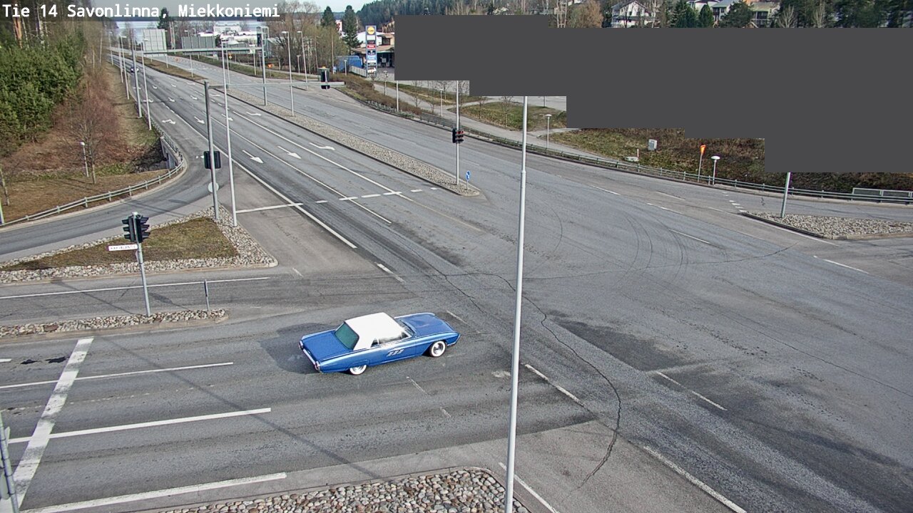 Weather Camera Image Road 14 Savonlinna, Miekkoniemi, Savonlinna, Etelä-Savo