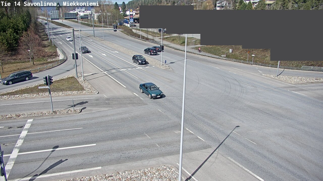 Weather Camera Image Road 14 Savonlinna, Miekkoniemi, Savonlinna, Etelä-Savo