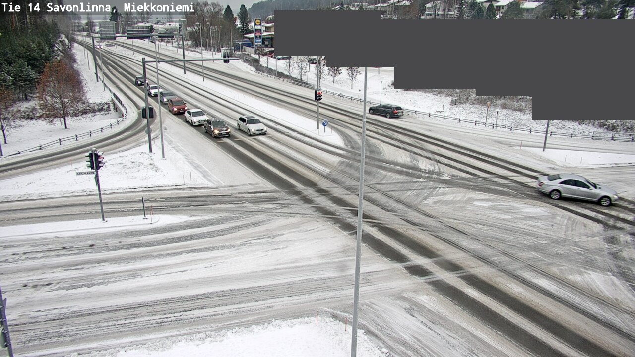 Weather Camera Image Väg 14 Nyslott, Miekkoniemi, Savonlinna, Etelä-Savo