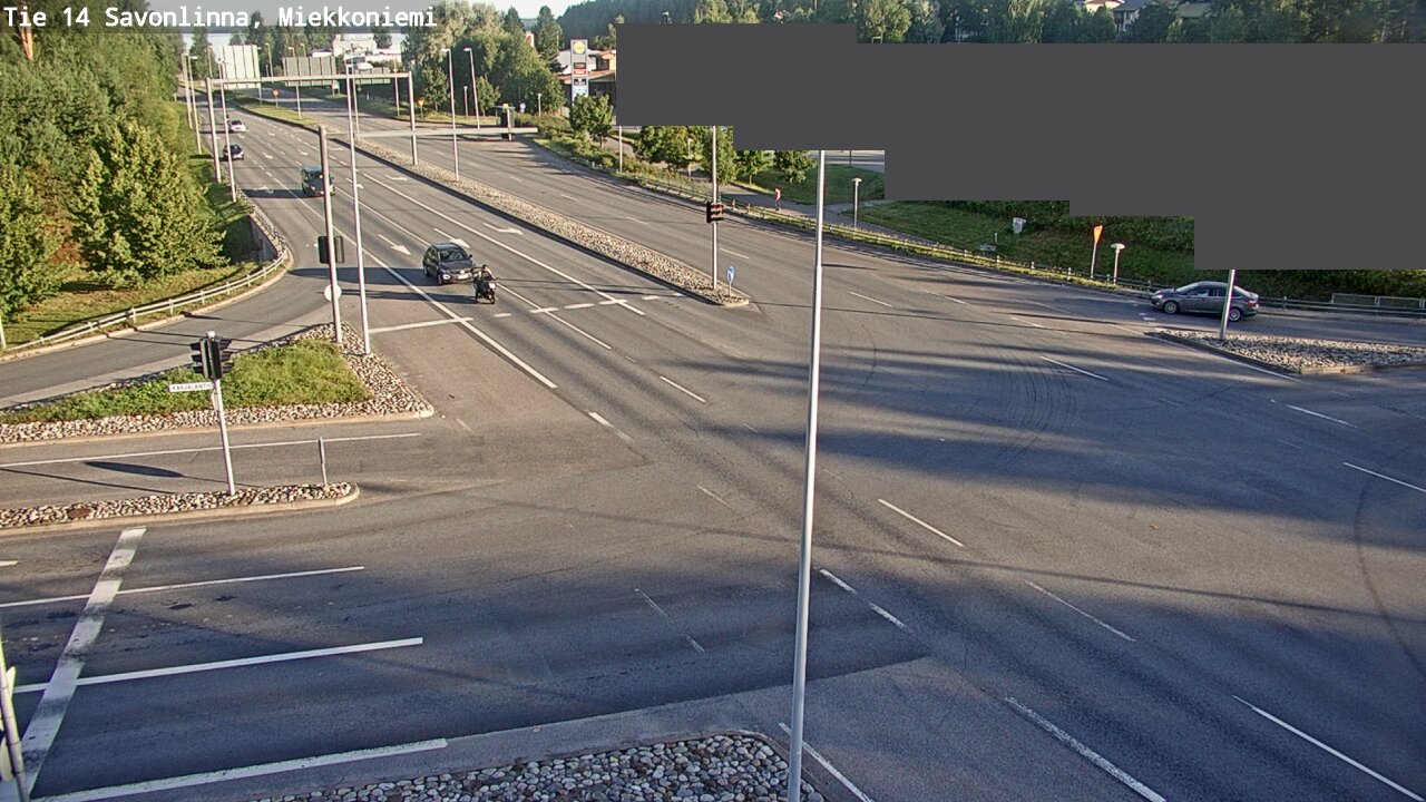Weather Camera Image Road 14 Savonlinna, Miekkoniemi, Savonlinna, Etelä-Savo