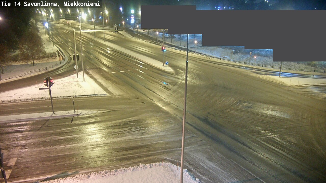 Weather Camera Image Väg 14 Nyslott, Miekkoniemi, Savonlinna, Etelä-Savo