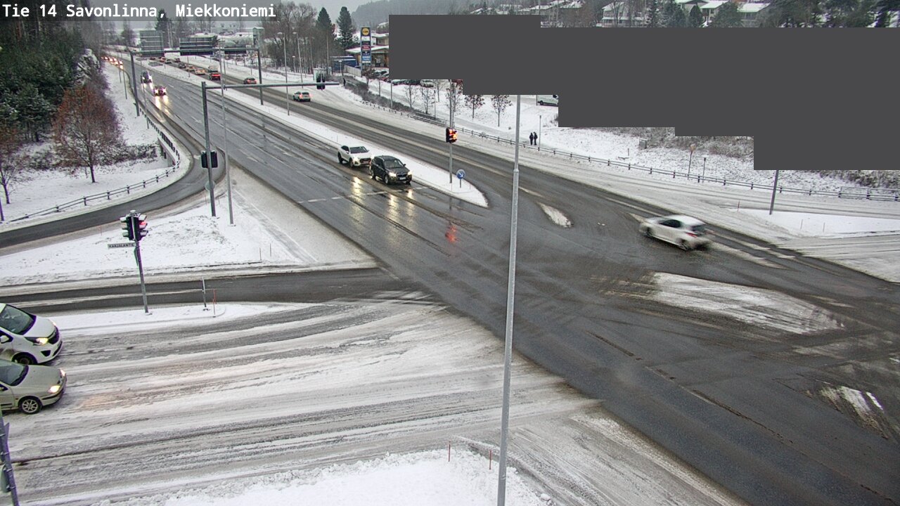 Weather Camera Image Väg 14 Nyslott, Miekkoniemi, Savonlinna, Etelä-Savo
