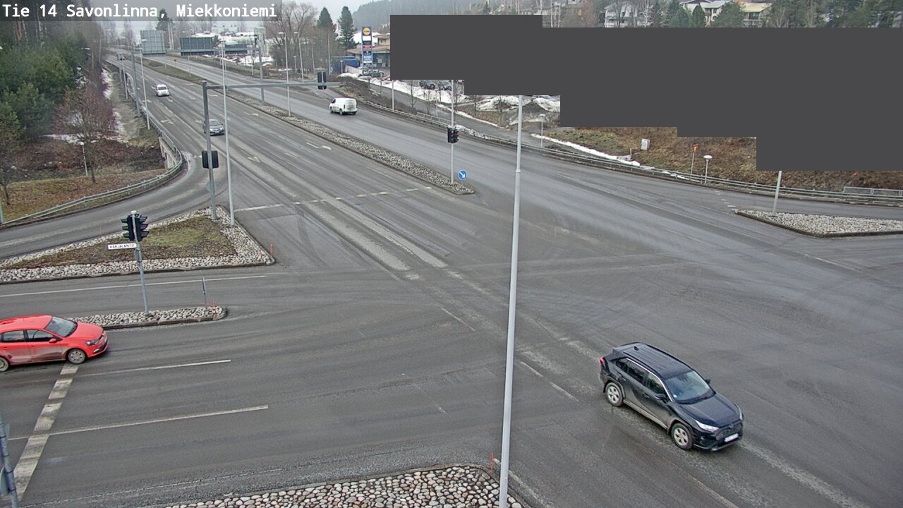 Weather Camera Image Väg 14 Nyslott, Miekkoniemi, Savonlinna, Etelä-Savo