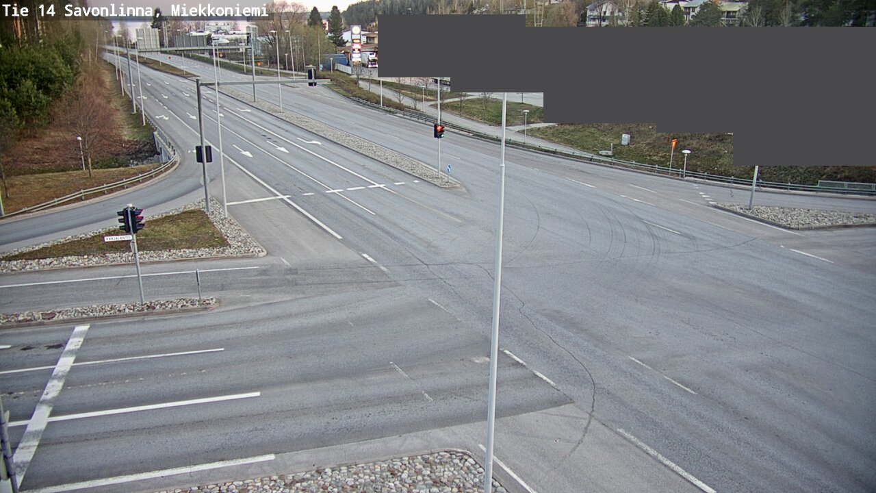 Weather Camera Image Väg 14 Nyslott, Miekkoniemi, Savonlinna, Etelä-Savo