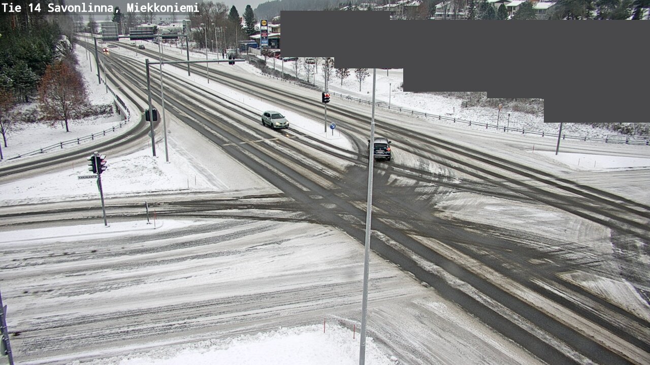Weather Camera Image Väg 14 Nyslott, Miekkoniemi, Savonlinna, Etelä-Savo