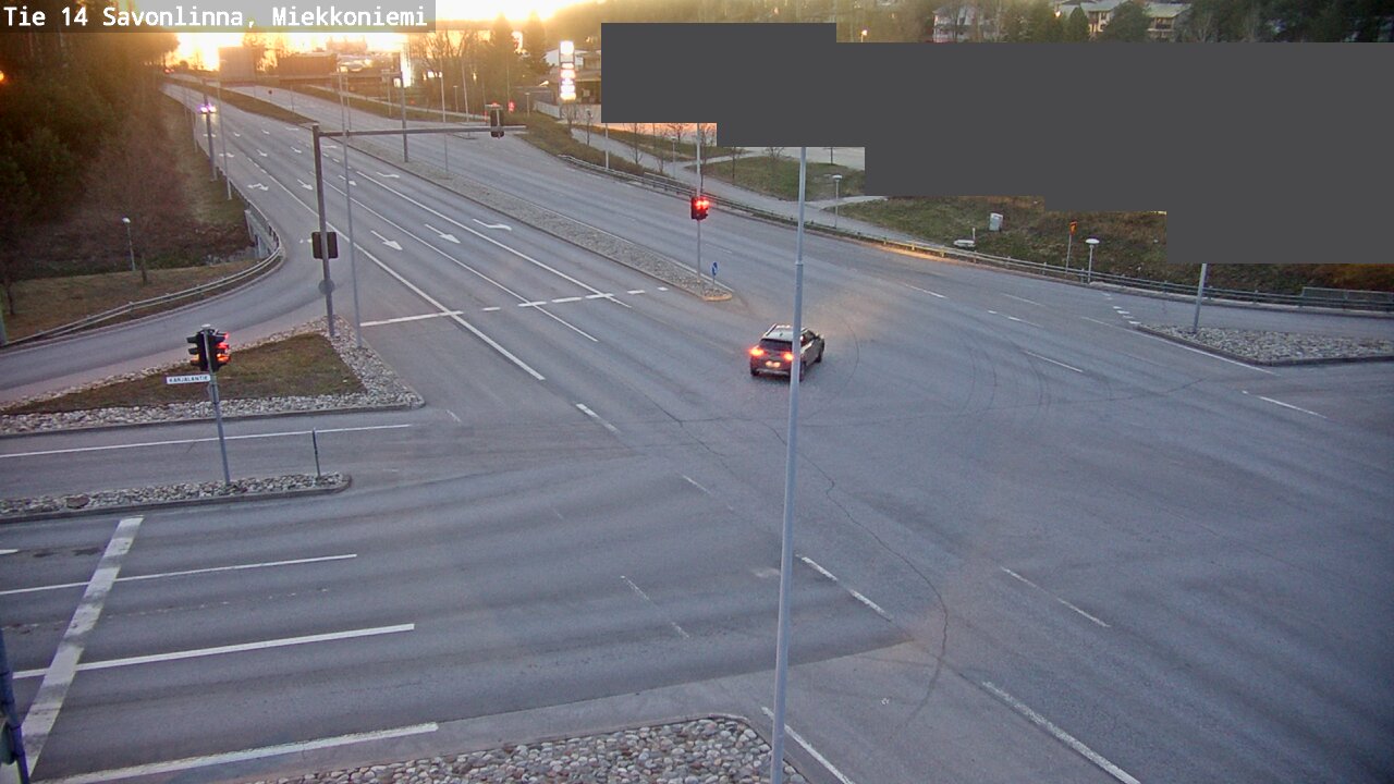 Weather Camera Image Road 14 Savonlinna, Miekkoniemi, Savonlinna, Etelä-Savo