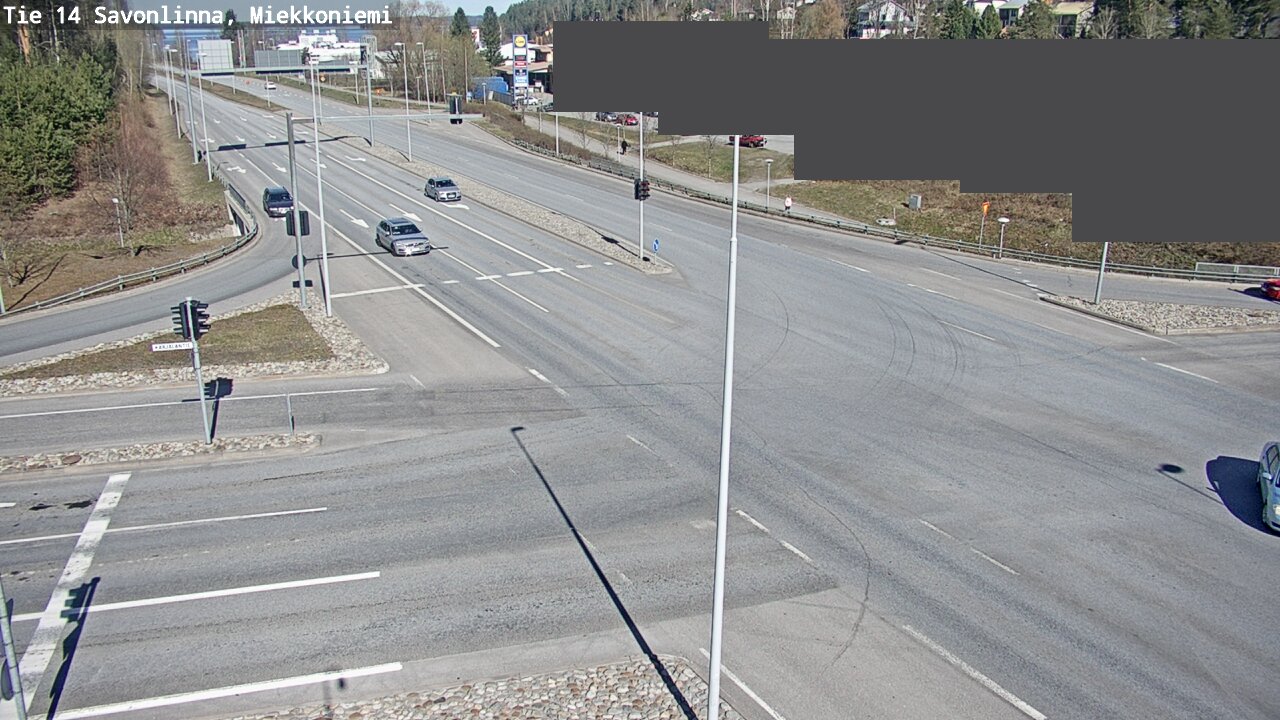 Weather Camera Image Road 14 Savonlinna, Miekkoniemi, Savonlinna, Etelä-Savo