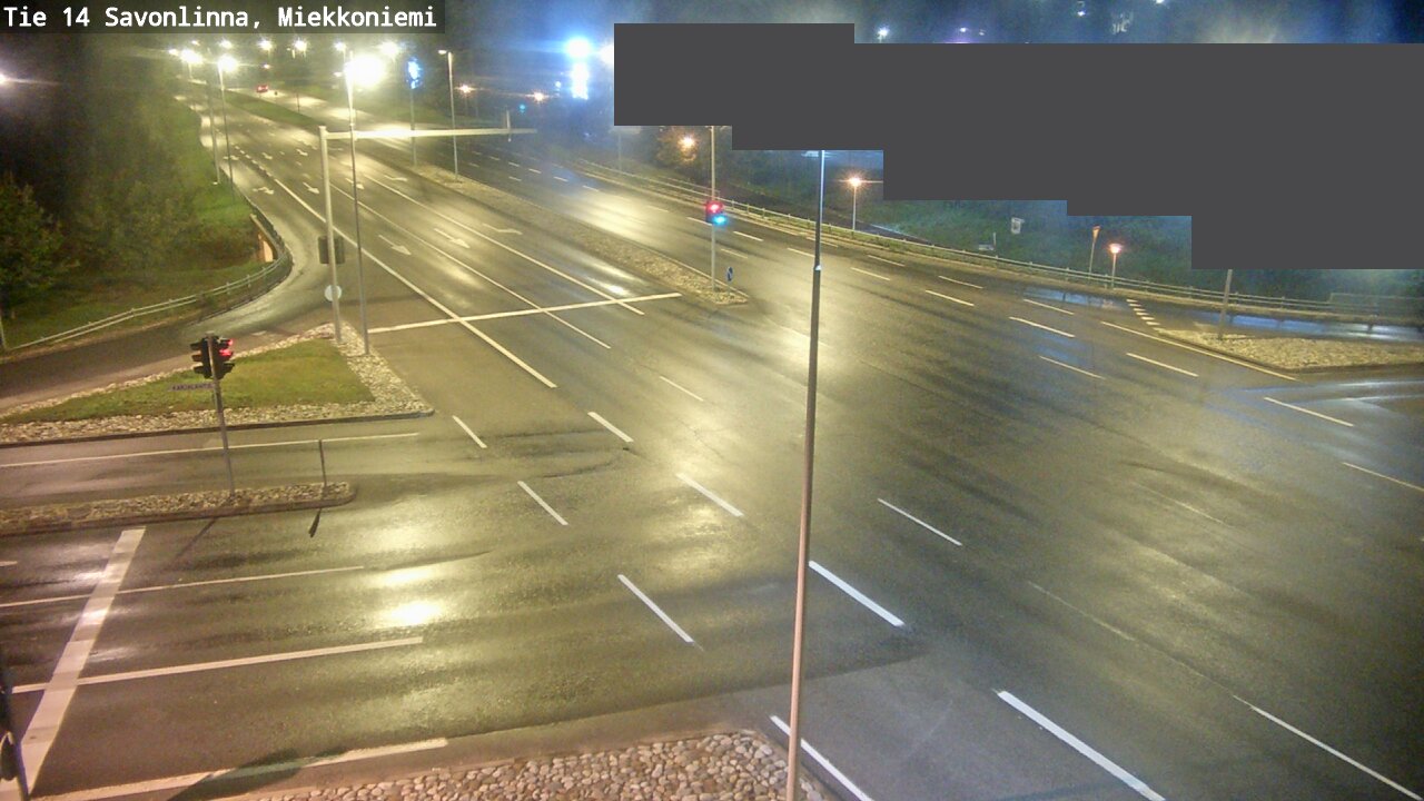 Weather Camera Image Väg 14 Nyslott, Miekkoniemi, Savonlinna, Etelä-Savo