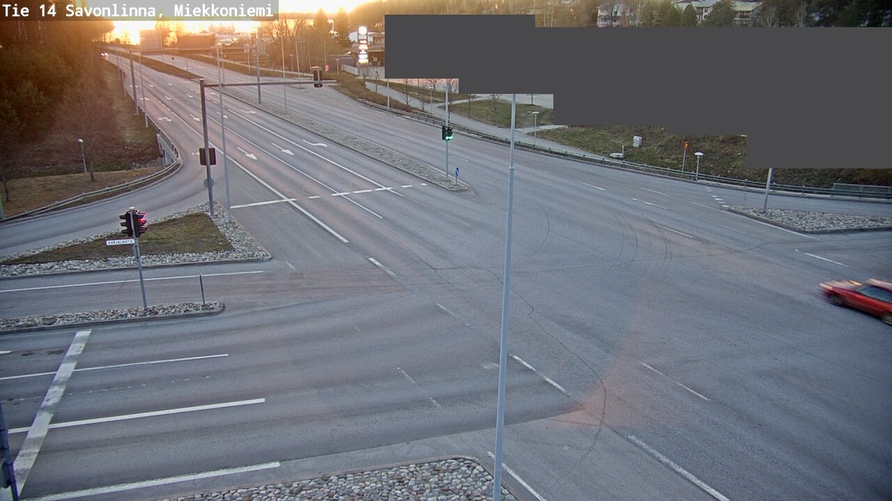 Weather Camera Image Road 14 Savonlinna, Miekkoniemi, Savonlinna, Etelä-Savo