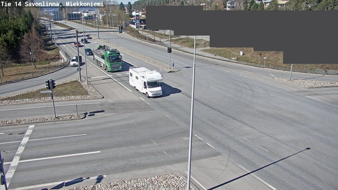 Weather Camera Image Road 14 Savonlinna, Miekkoniemi, Savonlinna, Etelä-Savo