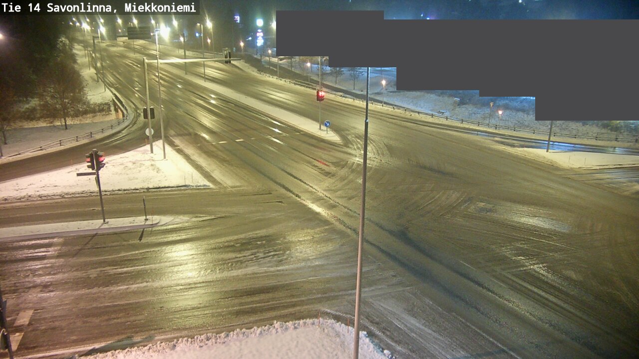 Weather Camera Image Väg 14 Nyslott, Miekkoniemi, Savonlinna, Etelä-Savo