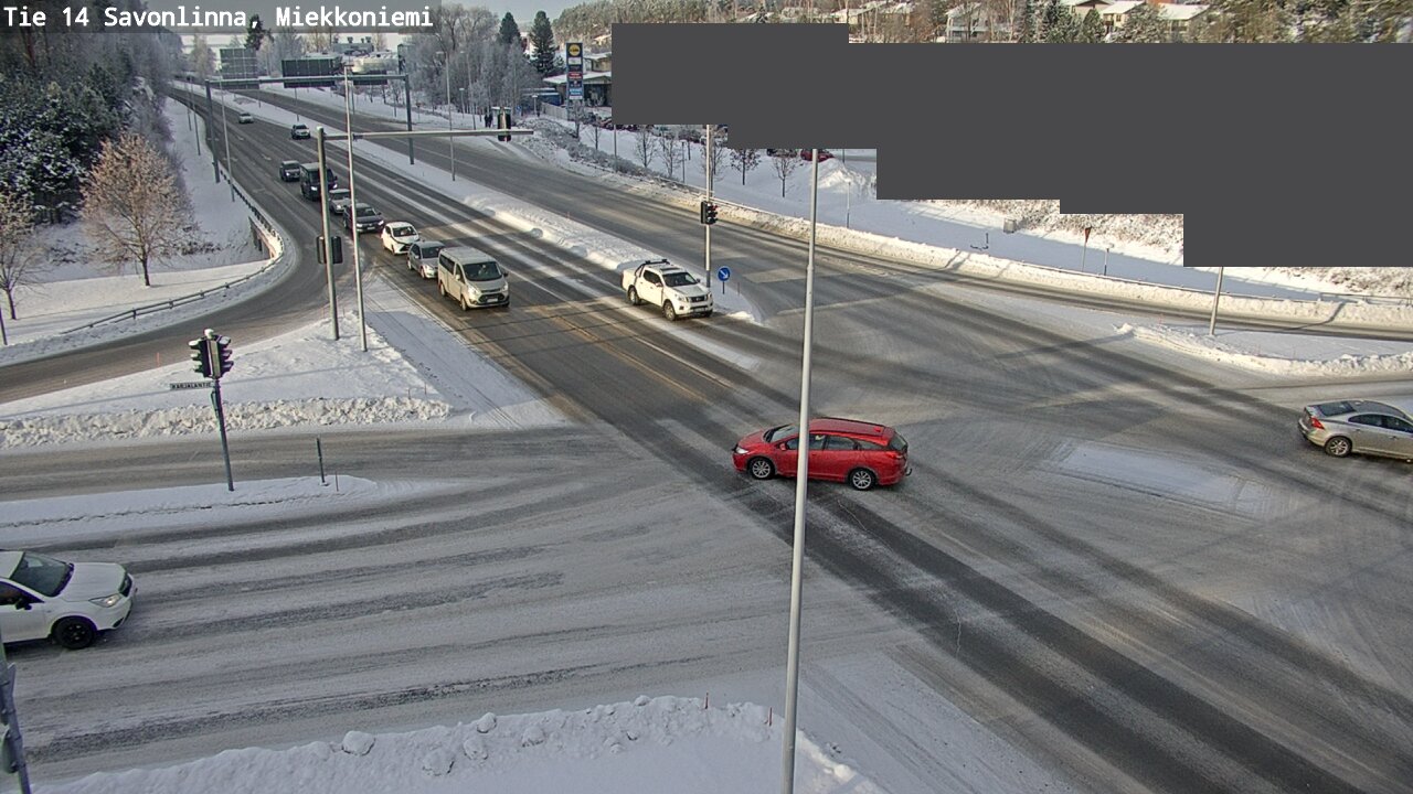 Weather Camera Image Road 14 Savonlinna, Miekkoniemi, Savonlinna, Etelä-Savo