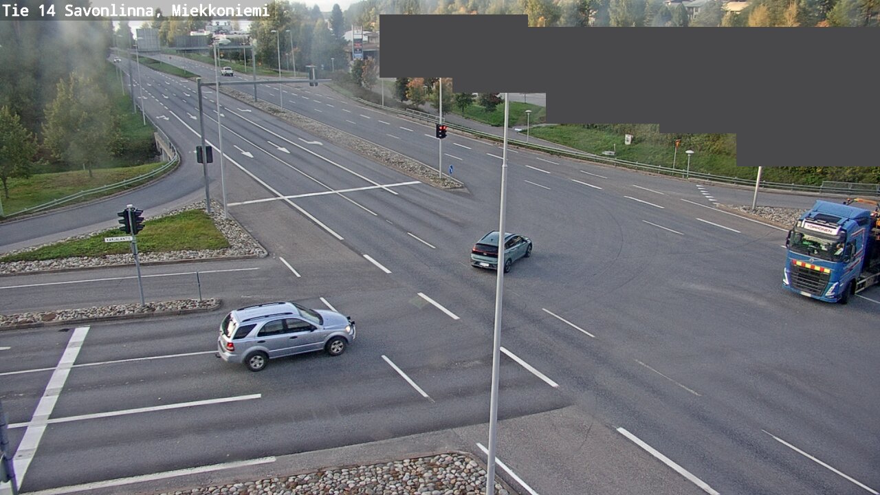 Weather Camera Image Road 14 Savonlinna, Miekkoniemi, Savonlinna, Etelä-Savo