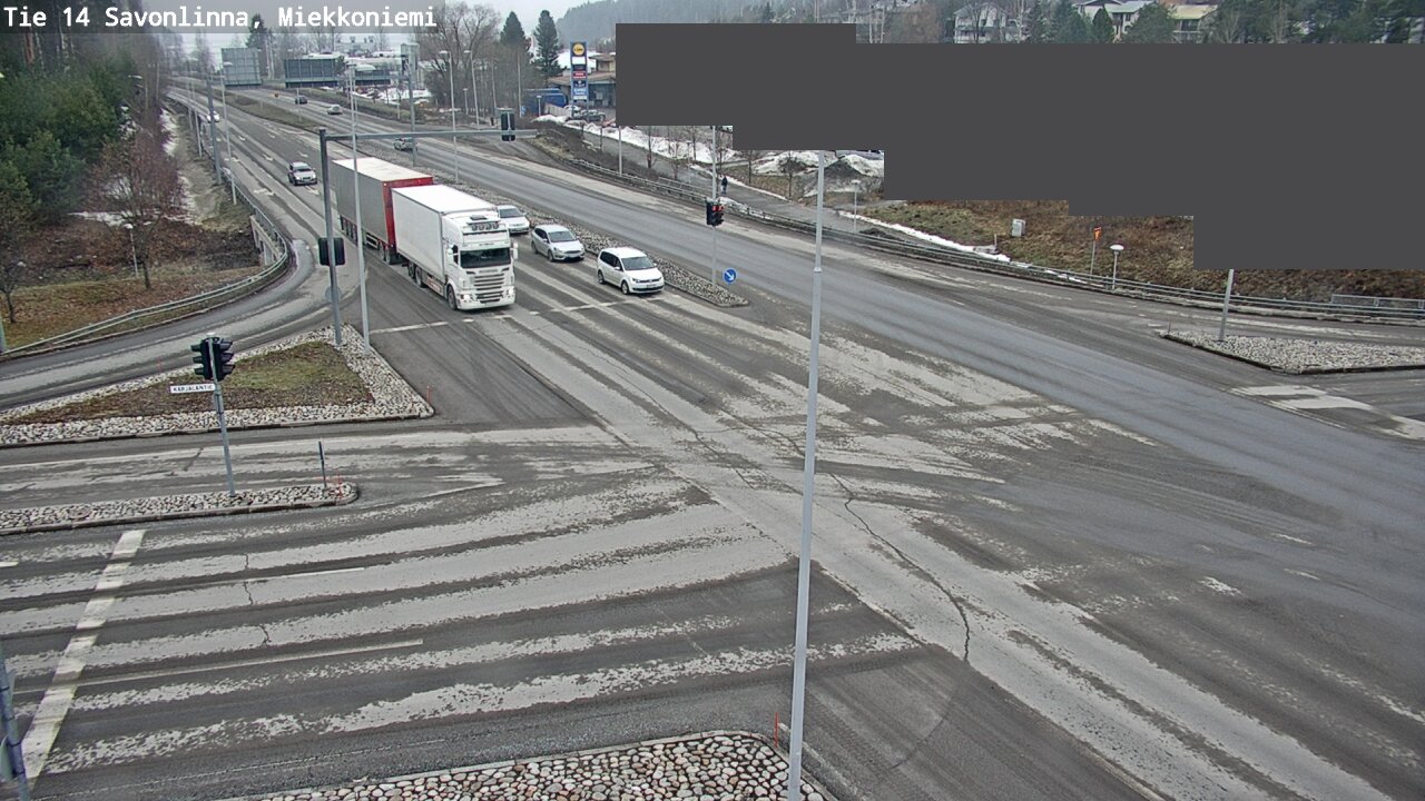 Weather Camera Image Road 14 Savonlinna, Miekkoniemi, Savonlinna, Etelä-Savo