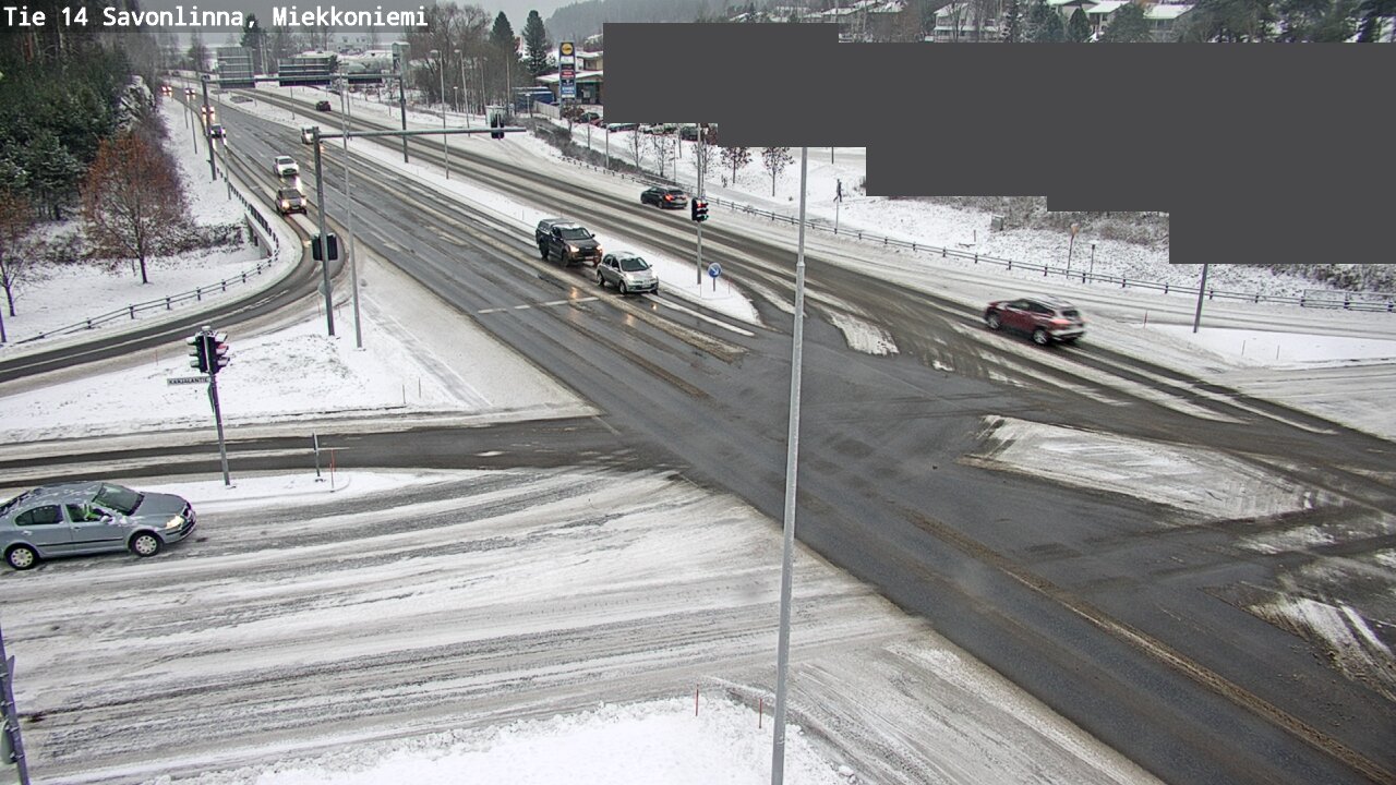 Weather Camera Image Väg 14 Nyslott, Miekkoniemi, Savonlinna, Etelä-Savo