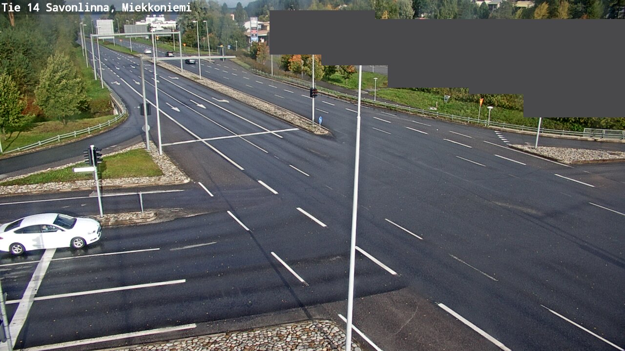 Weather Camera Image Väg 14 Nyslott, Miekkoniemi, Savonlinna, Etelä-Savo