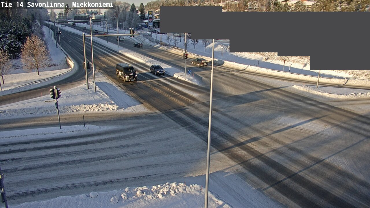 Weather Camera Image Road 14 Savonlinna, Miekkoniemi, Savonlinna, Etelä-Savo