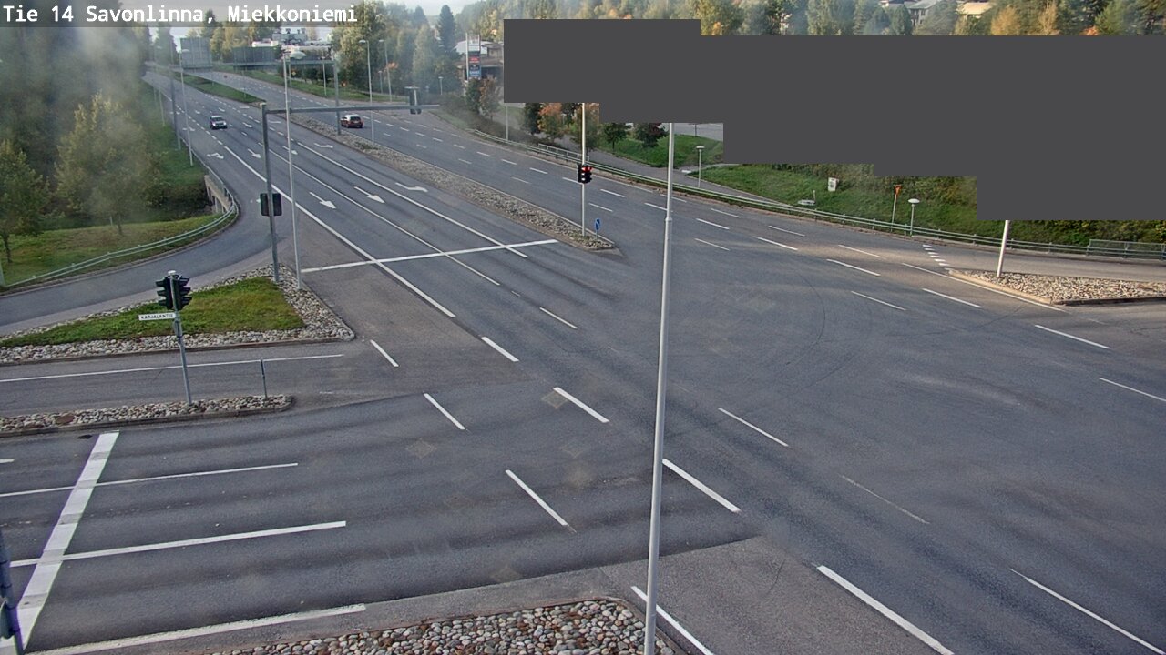 Weather Camera Image Road 14 Savonlinna, Miekkoniemi, Savonlinna, Etelä-Savo