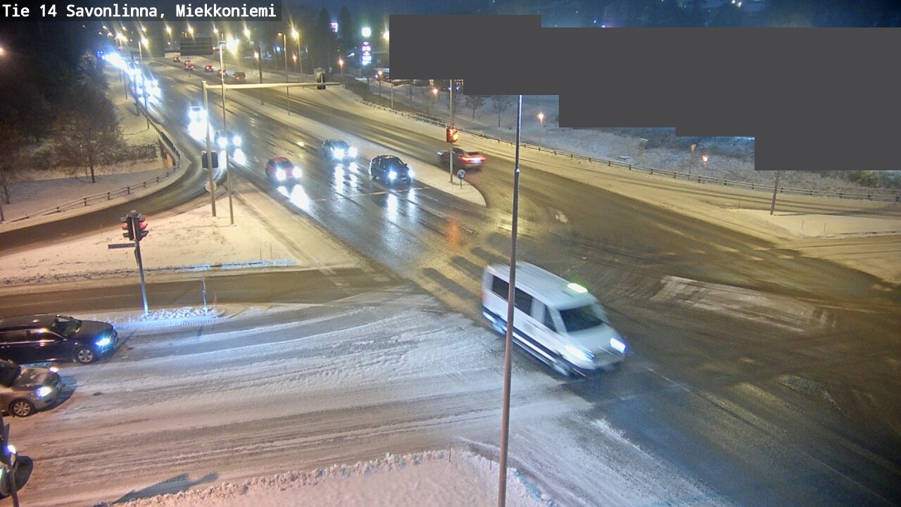 Weather Camera Image Väg 14 Nyslott, Miekkoniemi, Savonlinna, Etelä-Savo