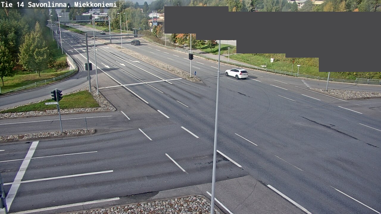 Weather Camera Image Väg 14 Nyslott, Miekkoniemi, Savonlinna, Etelä-Savo
