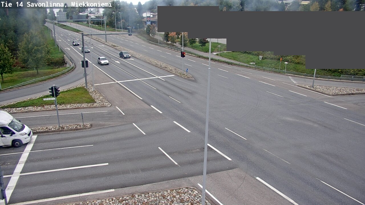 Weather Camera Image Väg 14 Nyslott, Miekkoniemi, Savonlinna, Etelä-Savo