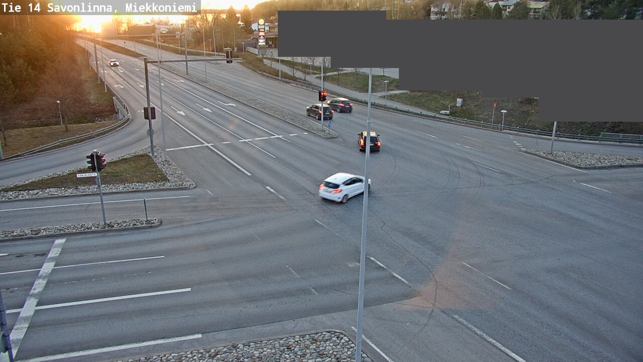 Weather Camera Image Road 14 Savonlinna, Miekkoniemi, Savonlinna, Etelä-Savo