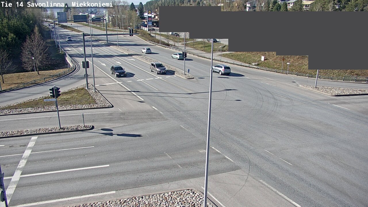 Weather Camera Image Road 14 Savonlinna, Miekkoniemi, Savonlinna, Etelä-Savo