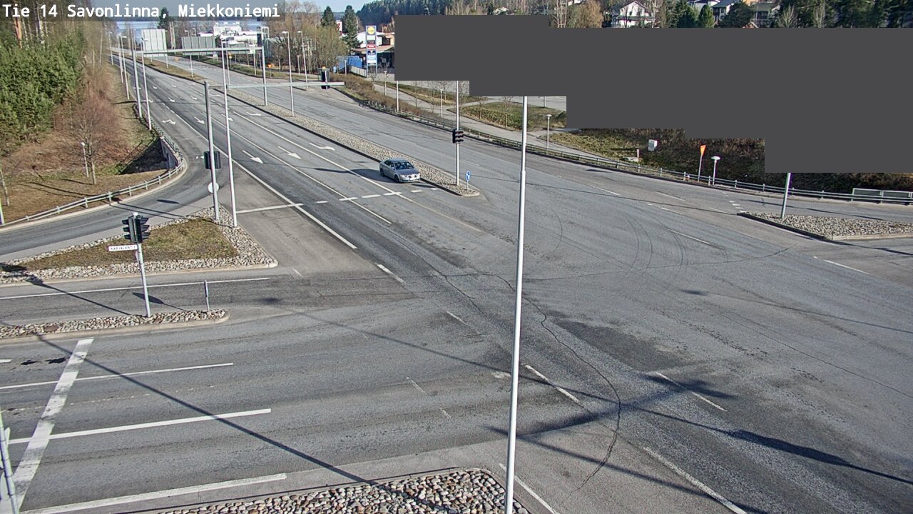 Weather Camera Image Road 14 Savonlinna, Miekkoniemi, Savonlinna, Etelä-Savo