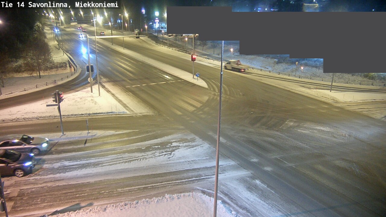 Weather Camera Image Väg 14 Nyslott, Miekkoniemi, Savonlinna, Etelä-Savo