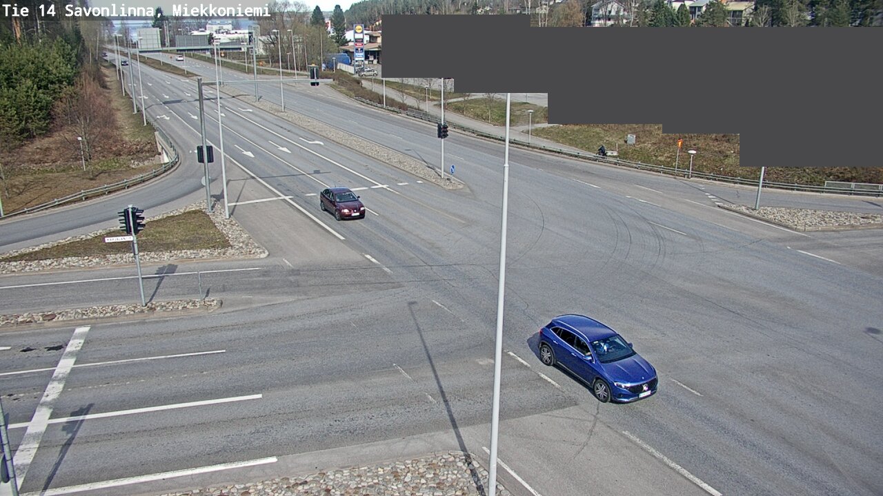 Weather Camera Image Road 14 Savonlinna, Miekkoniemi, Savonlinna, Etelä-Savo
