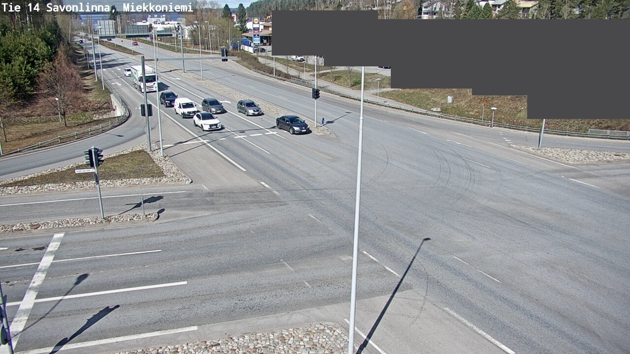 Weather Camera Image Road 14 Savonlinna, Miekkoniemi, Savonlinna, Etelä-Savo