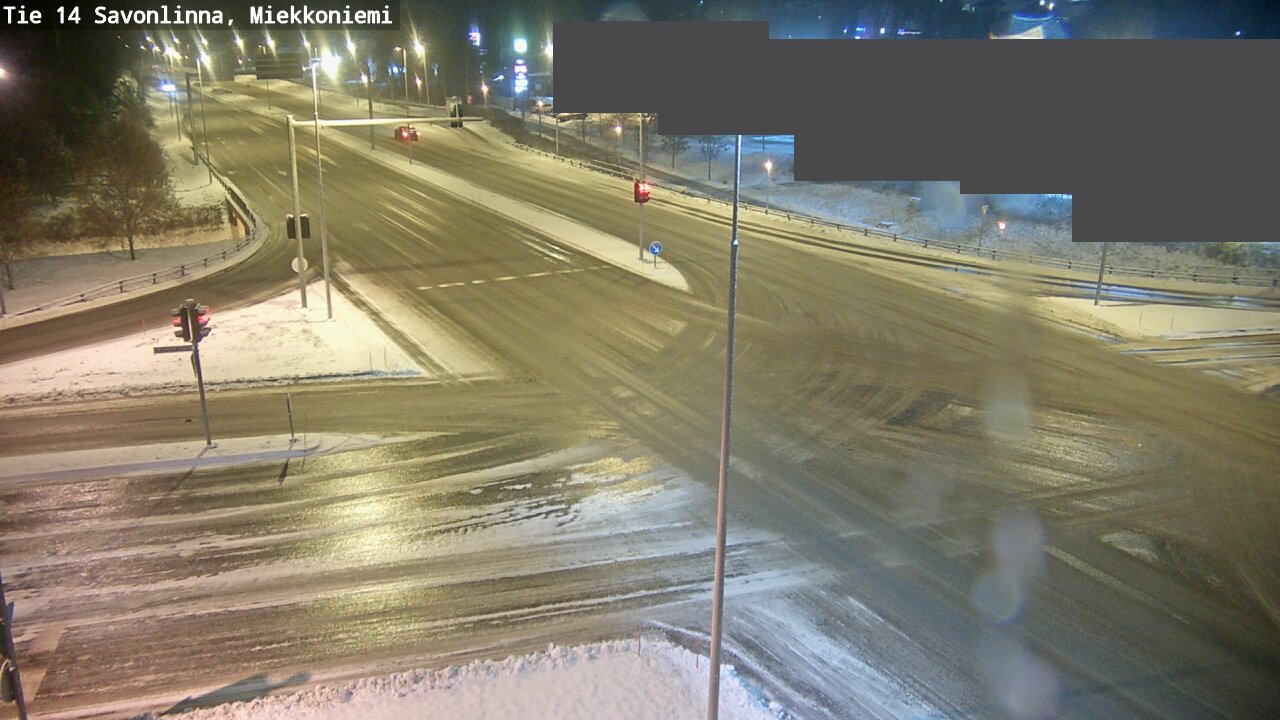 Weather Camera Image Väg 14 Nyslott, Miekkoniemi, Savonlinna, Etelä-Savo