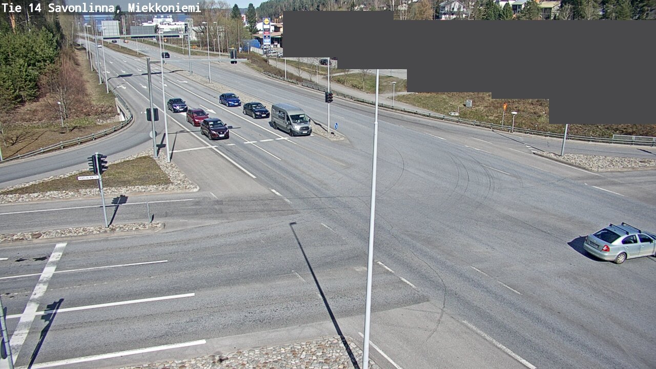 Weather Camera Image Road 14 Savonlinna, Miekkoniemi, Savonlinna, Etelä-Savo